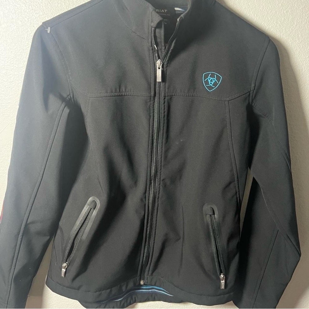 Ariat Black Jacket with Multicolor Pattern